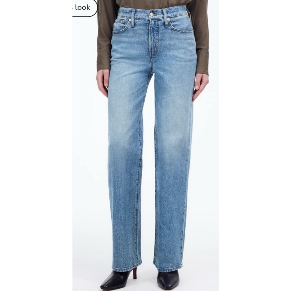 Madewell The Perfect Vintage Wide-Leg Jeans in Enmore Wash